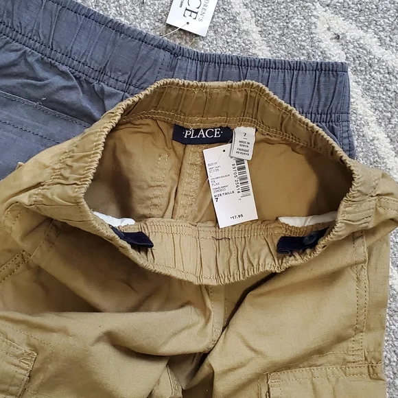 NWT Bundle The Children's Place Boys Pull on Cargo Shorts - Picture 6 of 6